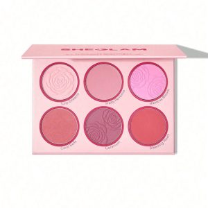 پلت رژگونه شیگلم ۶ رنگه (صورتی)   SHEGLAM Floral Flush Blush Palette